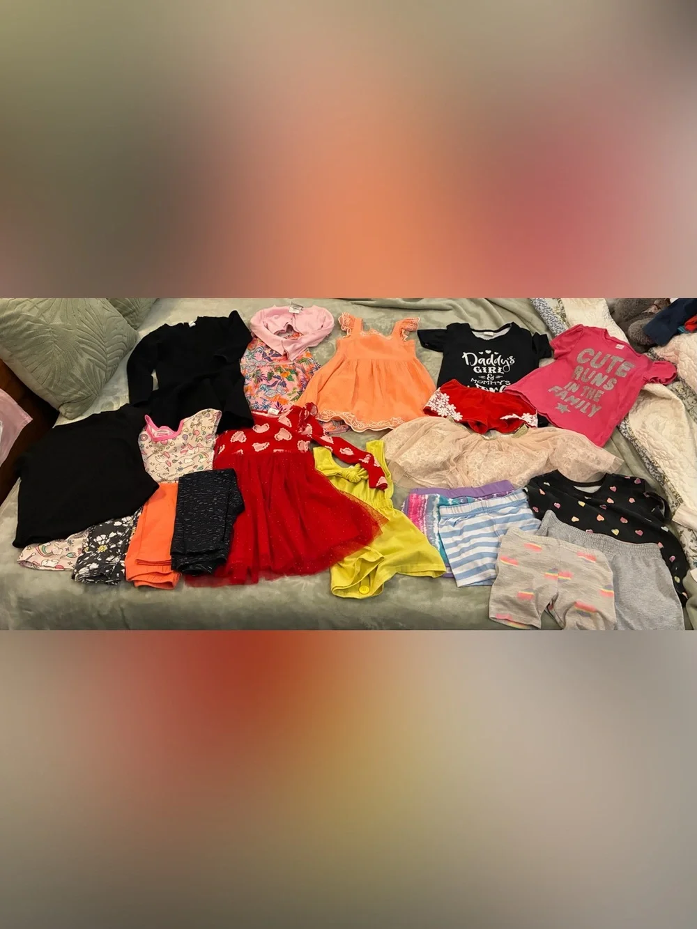 Girls Mixed Clothing Bundle - 34 Pieces - Bright Multicolor Sizes 4T/5T